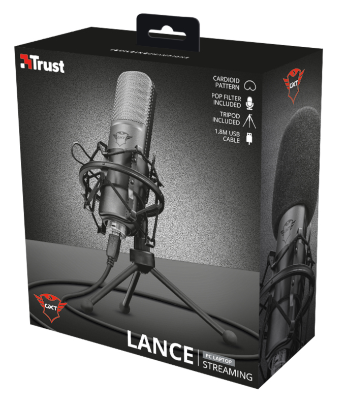 Microphone TRUST GXT 242 Lance Streaming 4